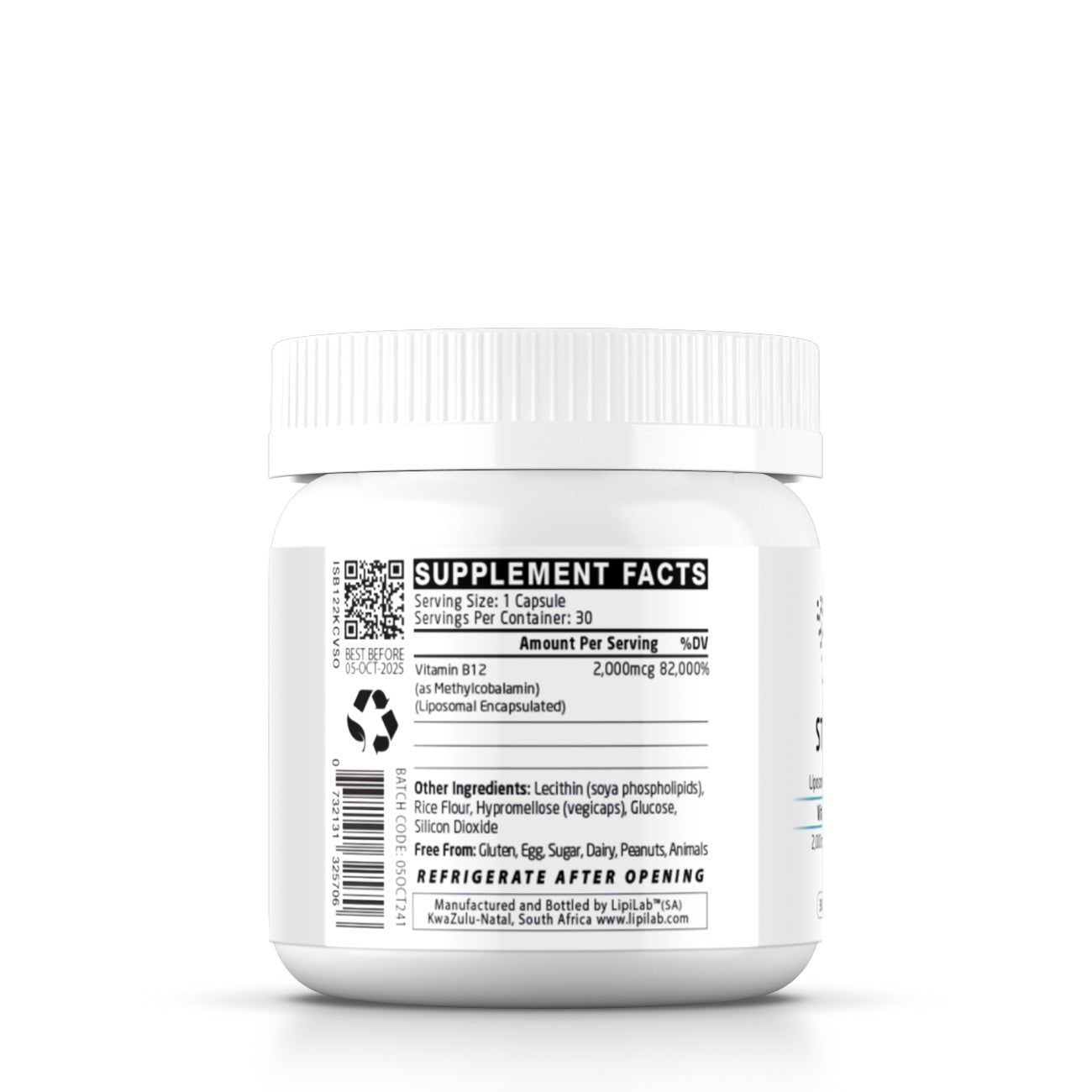 Liposomal Vitamin B12 2,000mcg (Capsules)