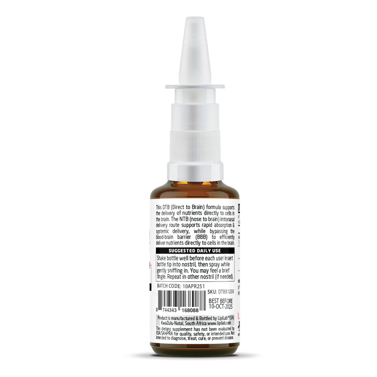 DTB Methylcobalamin (Vitamin B12) - Intranasal Delivery - Nasal Spray - 30ml