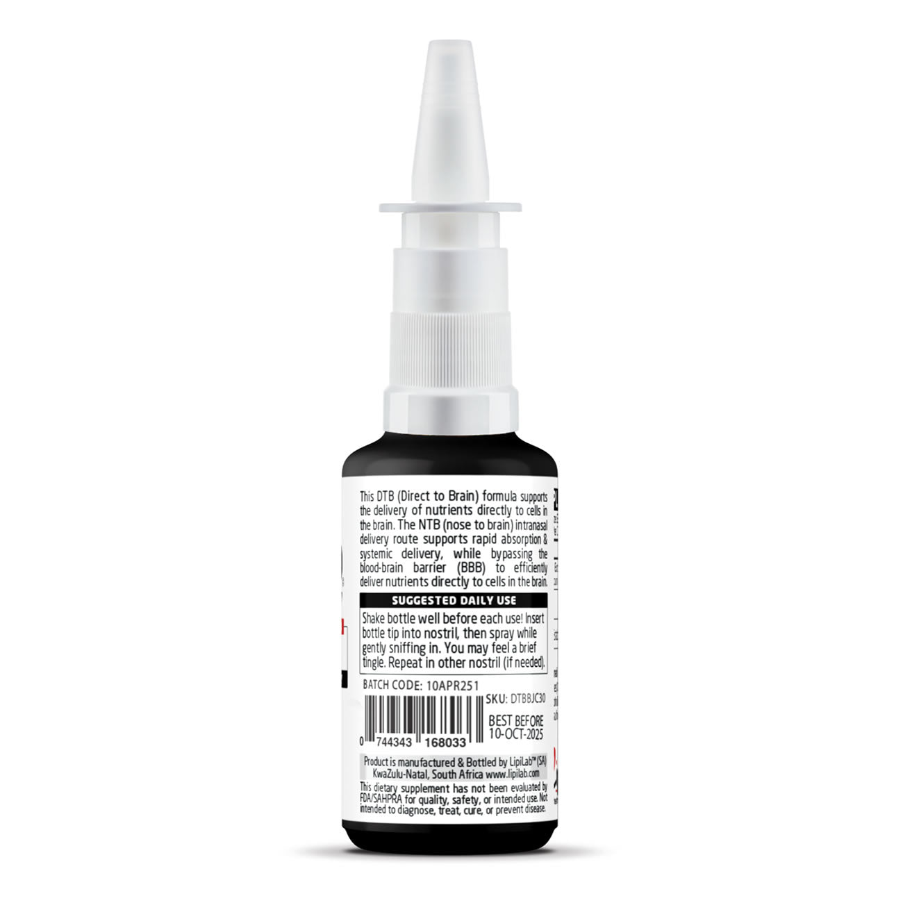 DTB Curcuminoids - Intranasal Delivery - Nasal Spray - 30ml