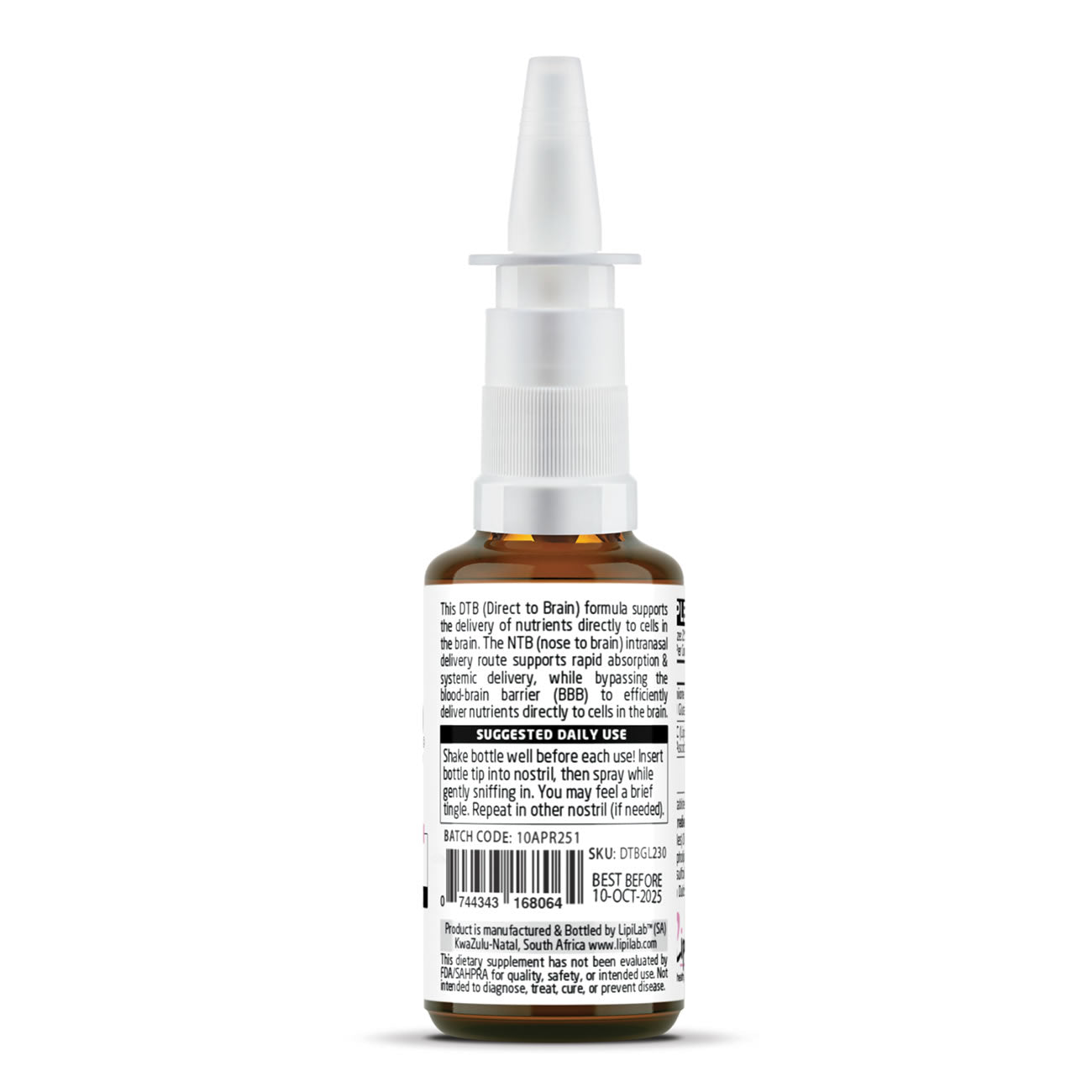 DTB L-Glutathione + C - Intranasal Delivery - Nasal Spray - 30ml