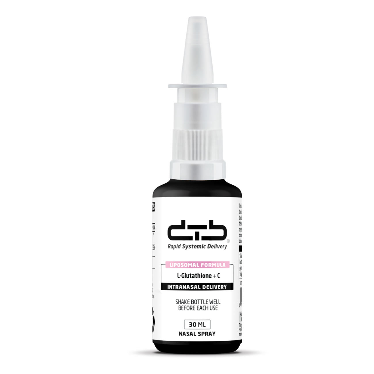 DTB L-Glutathione + C - Intranasal Delivery - Nasal Spray - 30ml LipiLab DTB L-Glutathione + C - Intranasal Delivery - Nasal Spray - 30ml LipiLab