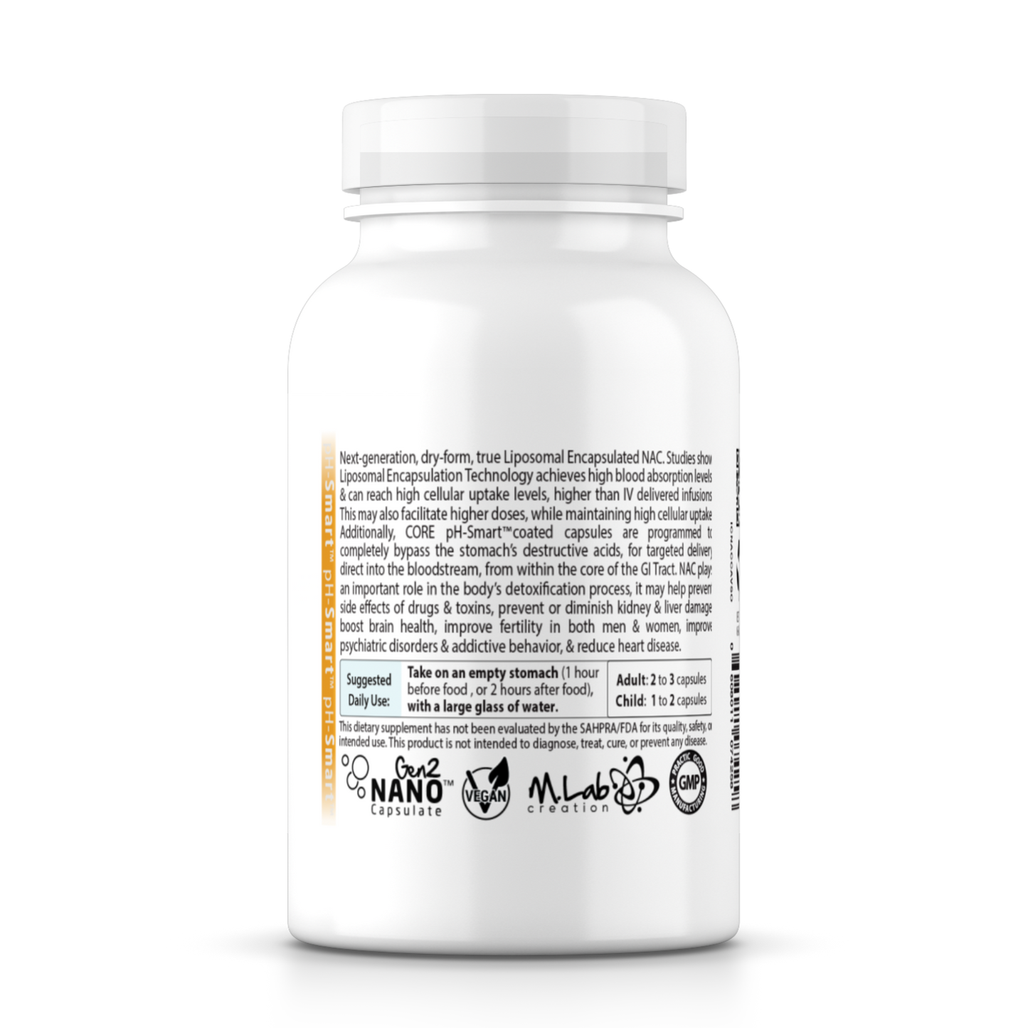 N-Acetyl Cysteine (NAC)(Liposomal) 700mg with Targeted Delivery