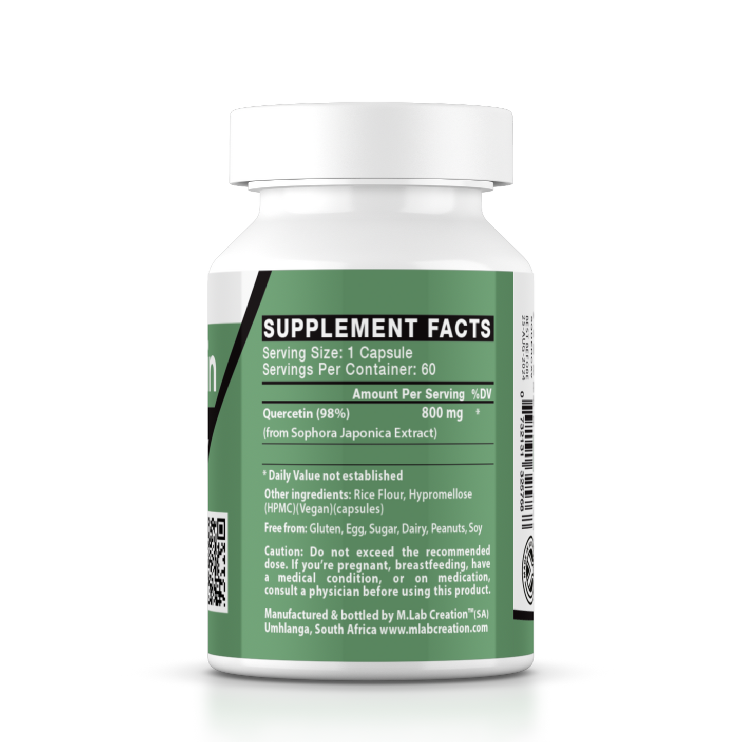 Quercetin (98%) 800mg - From Sophora Japonica Extract