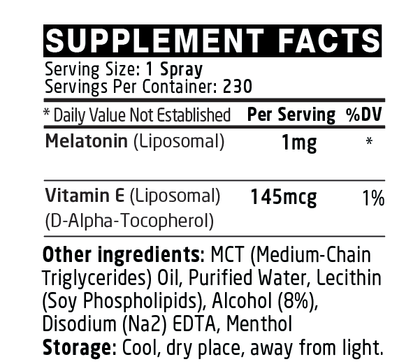 Lab Research - DTB Melatonin - Sublingual Delivery - Oral Spray - 30ml