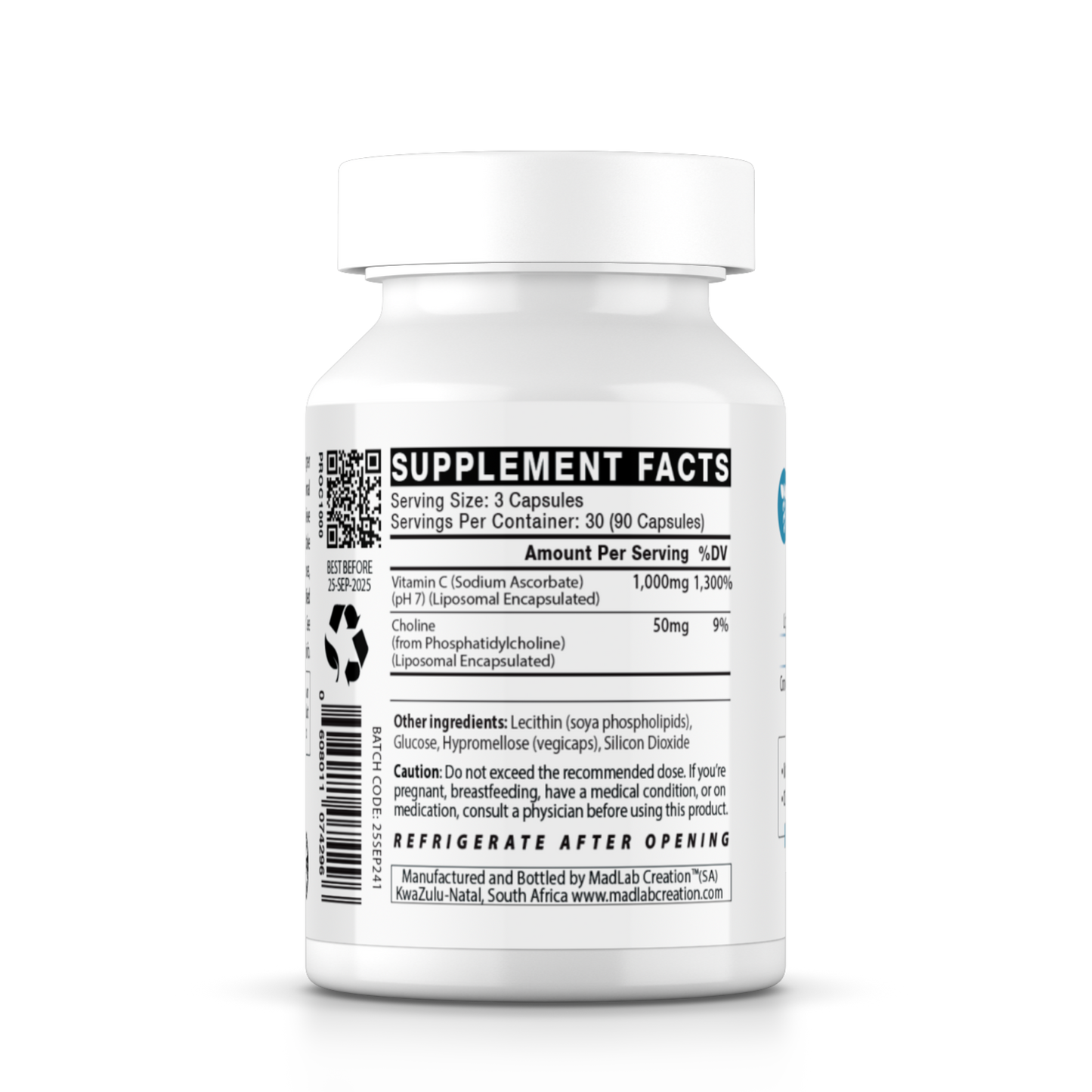 Pro Series Liposomal Vitamin C (pH 7.0) 1,000mg