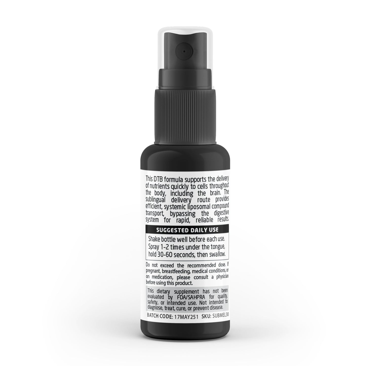 Lab Research - DTB Melatonin - Sublingual Delivery - Oral Spray - 30ml