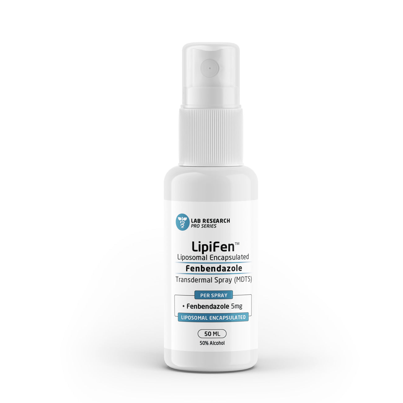 Lab Research - Liposomal Fenbendazole (LipiFen™) Transdermal Skin Spray (MDTS) 5mg