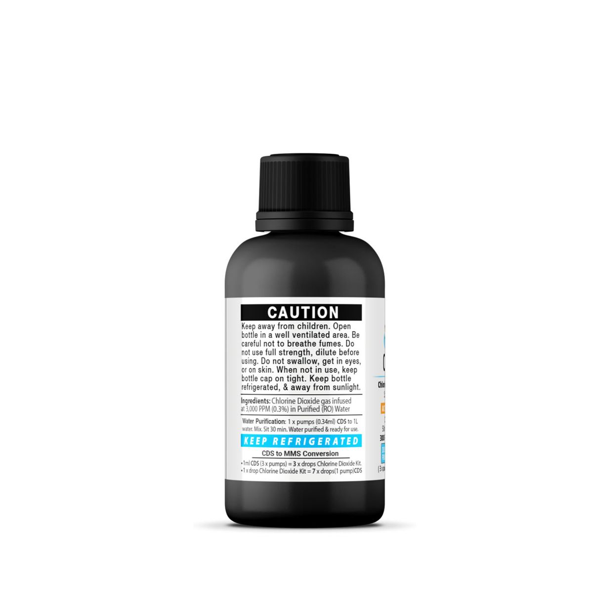 50ml Chlorine Dioxide Solution w/Dose-Pump (CDS)(Miracle Mineral Solution)