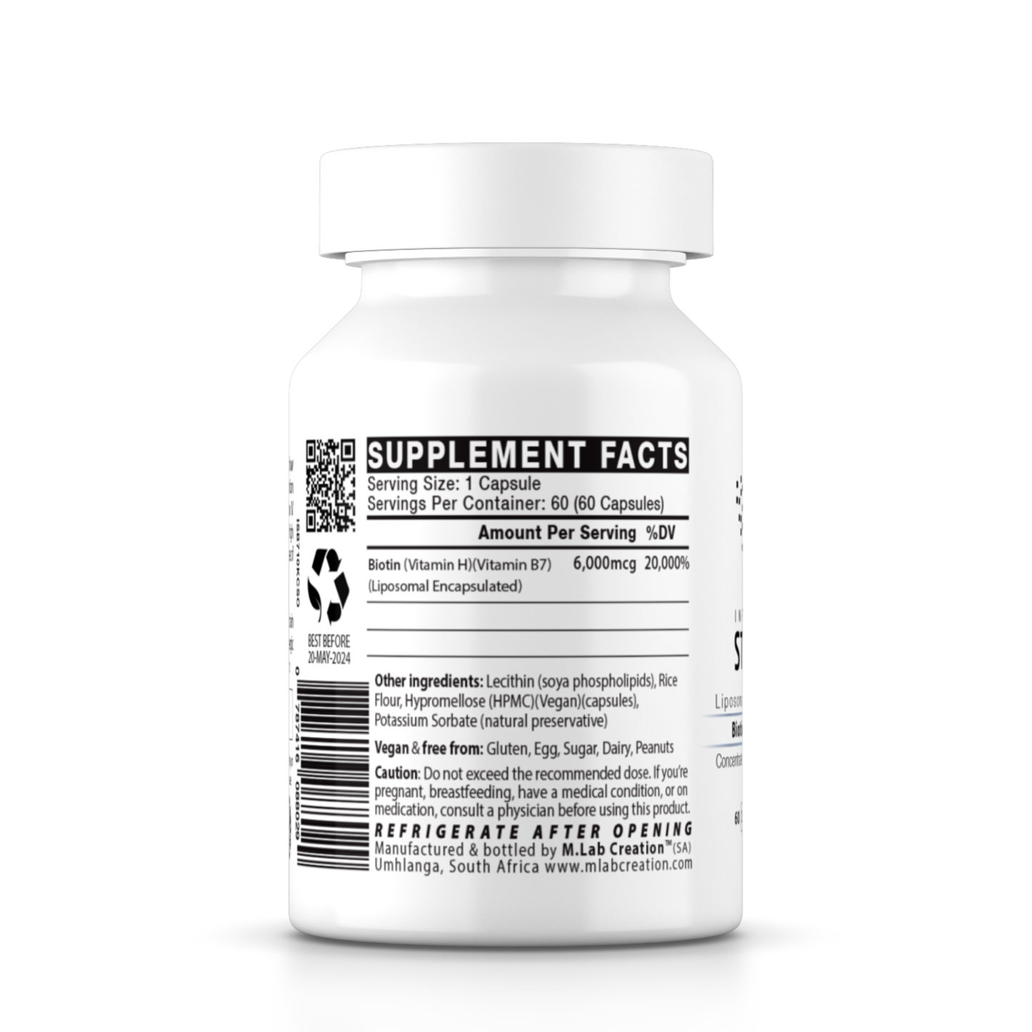 Biotin (Liposomal) 6,000mcg (6mg)