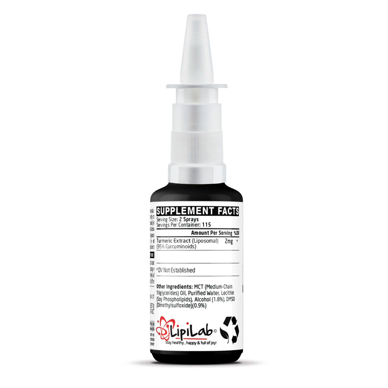 DTB Curcuminoids - Intranasal Delivery - Nasal Spray - 30ml
