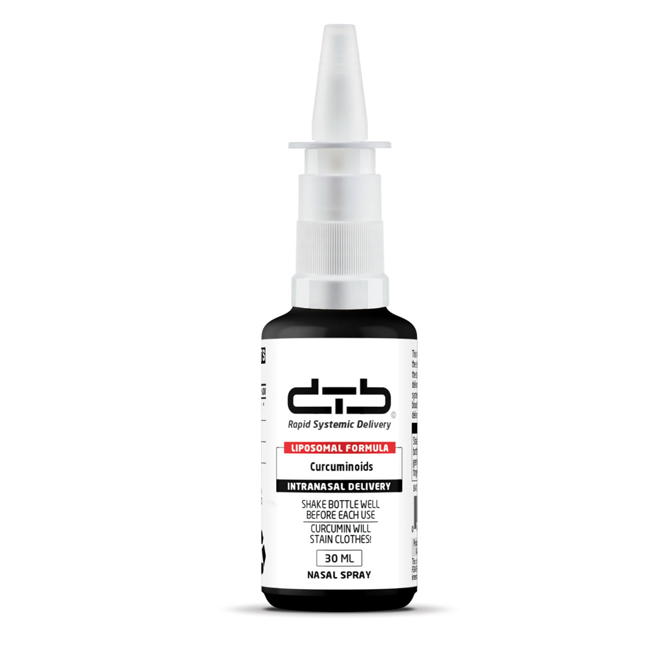 DTB Curcuminoids - Intranasal Delivery - Nasal Spray - 30ml