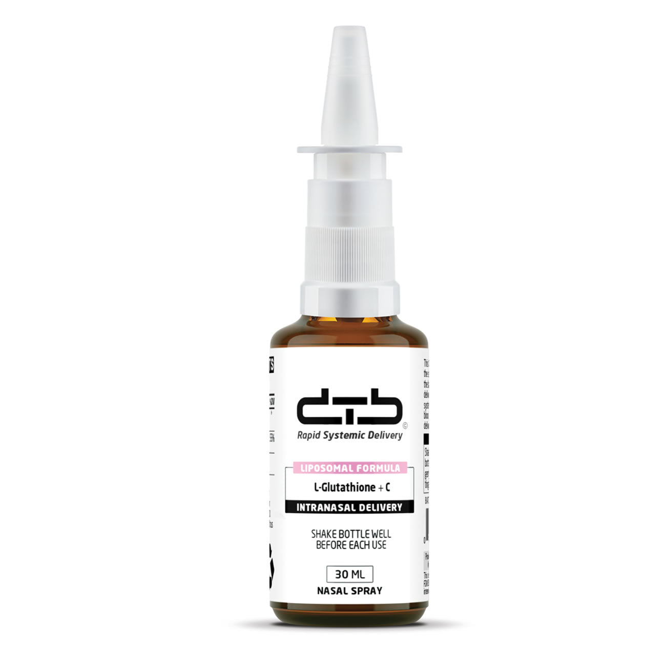 DTB L-Glutathione + C - Intranasal Delivery - Nasal Spray - 30ml