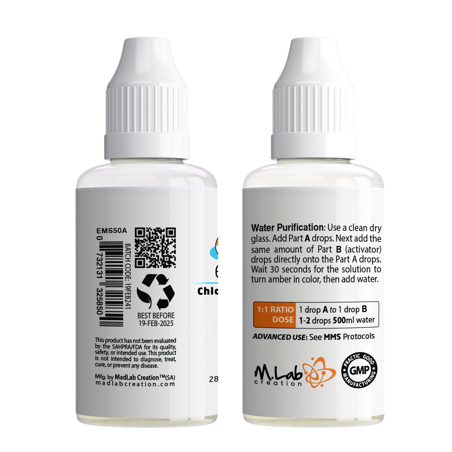 Chlorine Dioxide 100ml Kit - MMS - Miracle Mineral Solution – LipiLab™