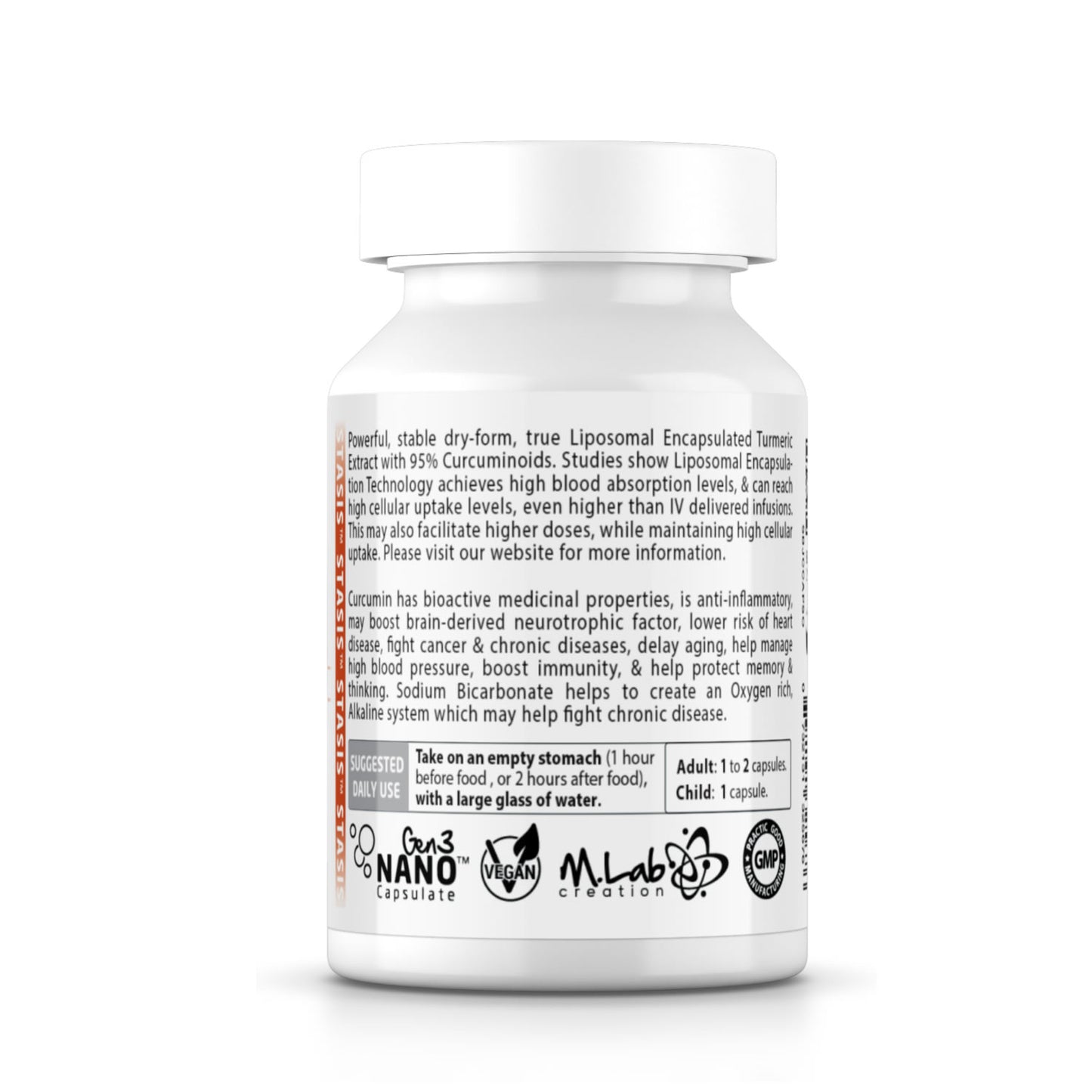 Turmeric Extract (Liposomal) Curcumin (95% Curcuminoids) 400mg