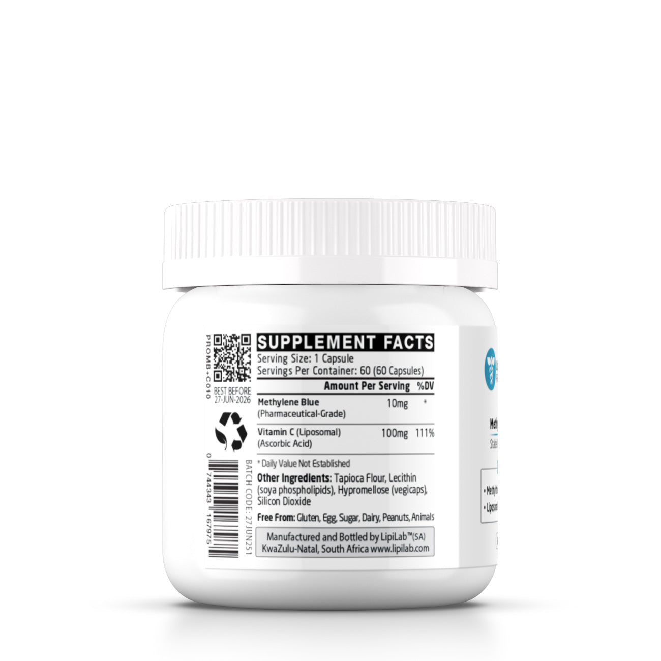 Pro Series - Methylene Blue + C - Capsules - 60's
