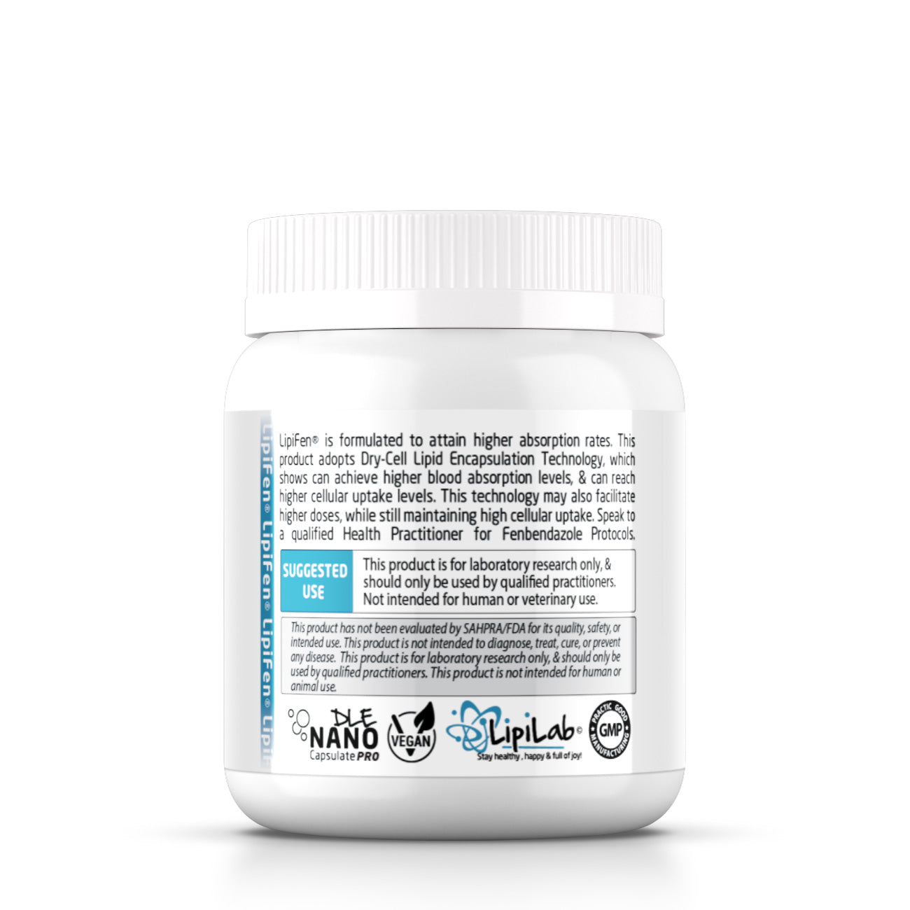 Lab Research - LipiFen® (Lipid Encapsulated Fenbendazole) 222mg