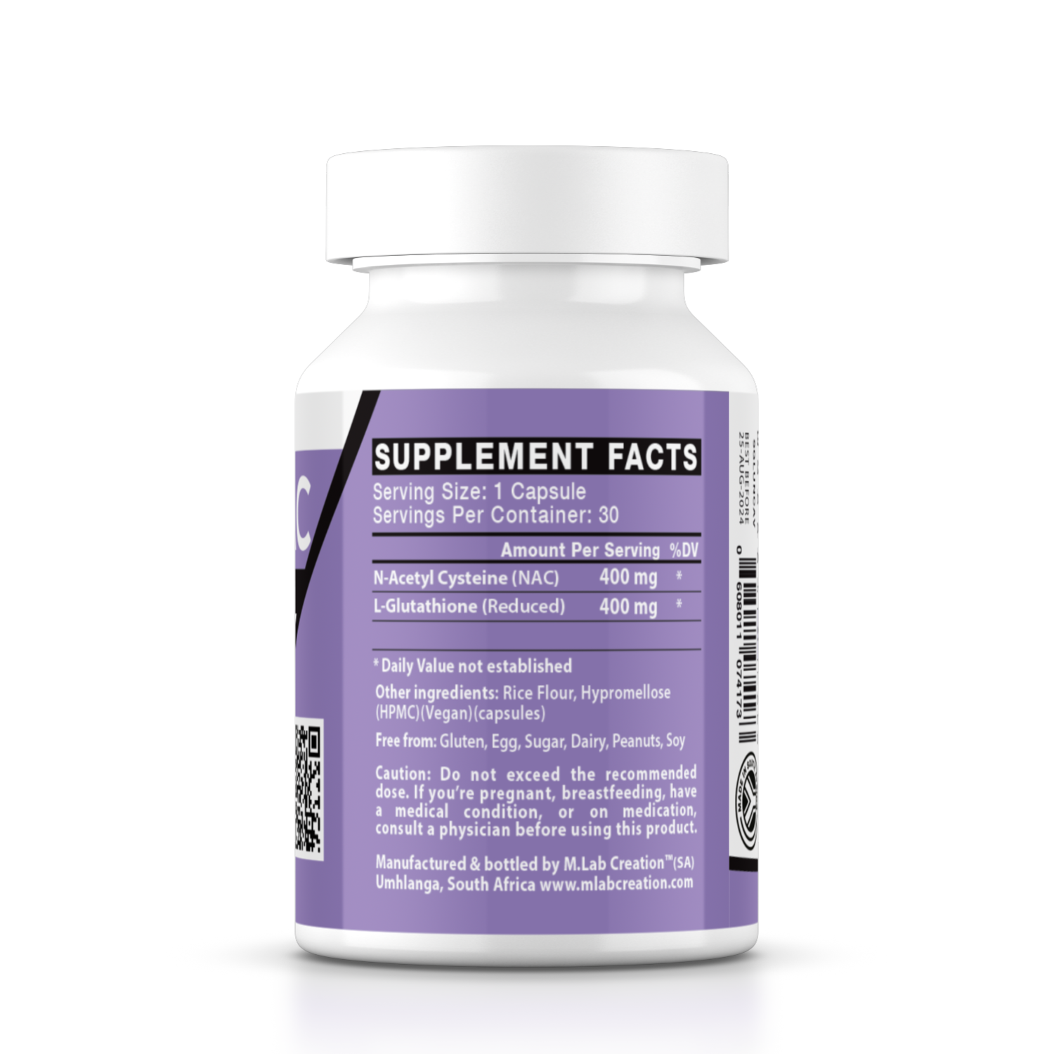 GlutaNAC 800mg - Complex of L-Glutathione & NAC (N-Acetyl Cysteine) LipiLab GlutaNAC 800mg - Complex of L-Glutathione & NAC (N-Acetyl Cysteine) LipiLab