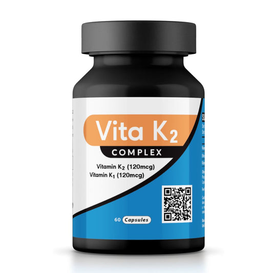 Vita K2 Complex (240mcg) - Vitamin K2 (MK7) 120mcg - Vitamin K1 120mcg