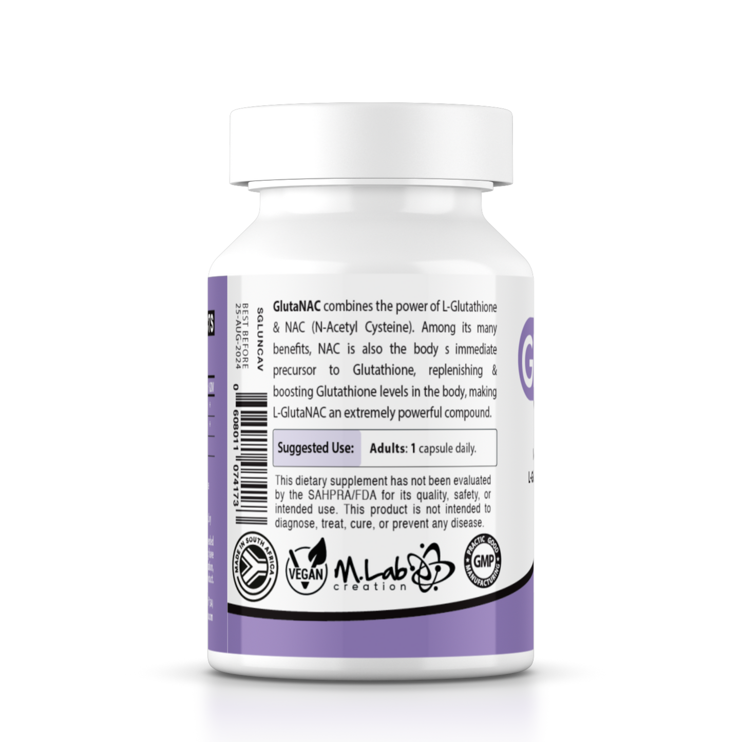 GlutaNAC 800mg - Complex of L-Glutathione & NAC (N-Acetyl Cysteine)